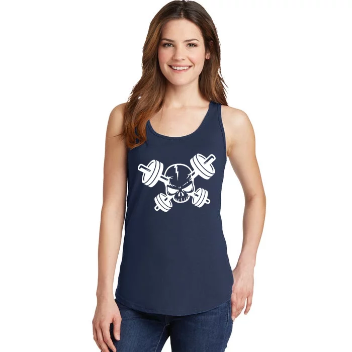 Crossed Barbell Ladies Essential Tank