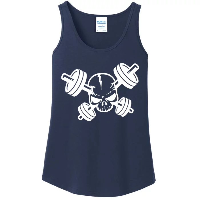 Crossed Barbell Ladies Essential Tank