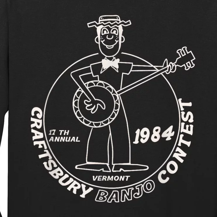 Craftsbury Banjo Contest 1984 Funny Tall Long Sleeve T-Shirt