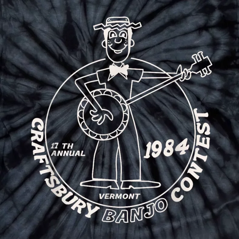 Craftsbury Banjo Contest 1984 Funny Tie-Dye T-Shirt