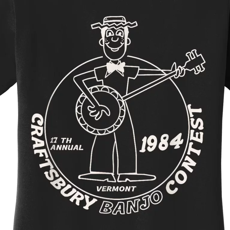 Craftsbury Banjo Contest 1984 Funny Women's T-Shirt