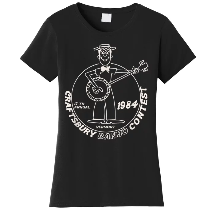 Craftsbury Banjo Contest 1984 Funny Women's T-Shirt