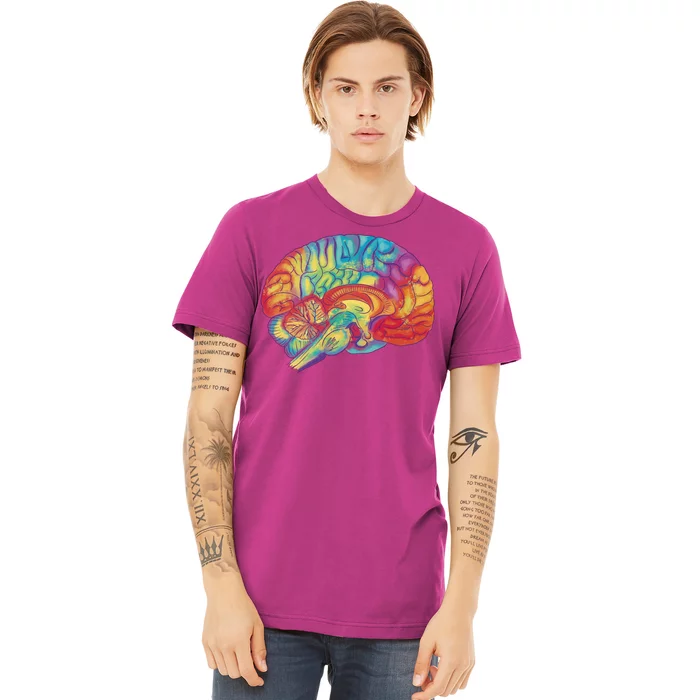 Colorful Brain Premium T-Shirt