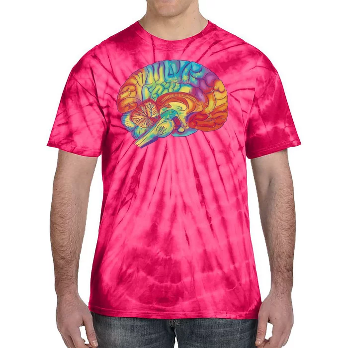 Colorful Brain Tie-Dye T-Shirt