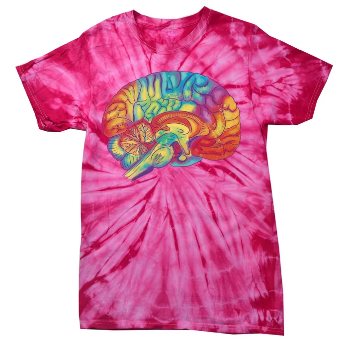 Colorful Brain Tie-Dye T-Shirt