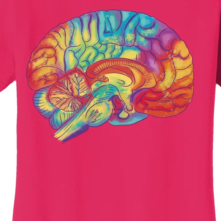 Colorful Brain Women's T-Shirt