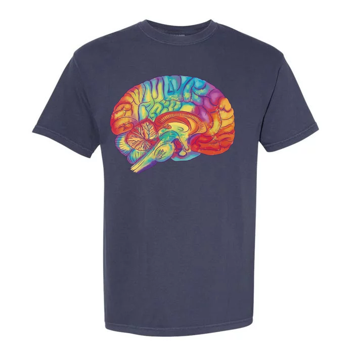 Colorful Brain Garment-Dyed Heavyweight T-Shirt