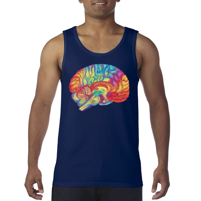 Colorful Brain Tank Top