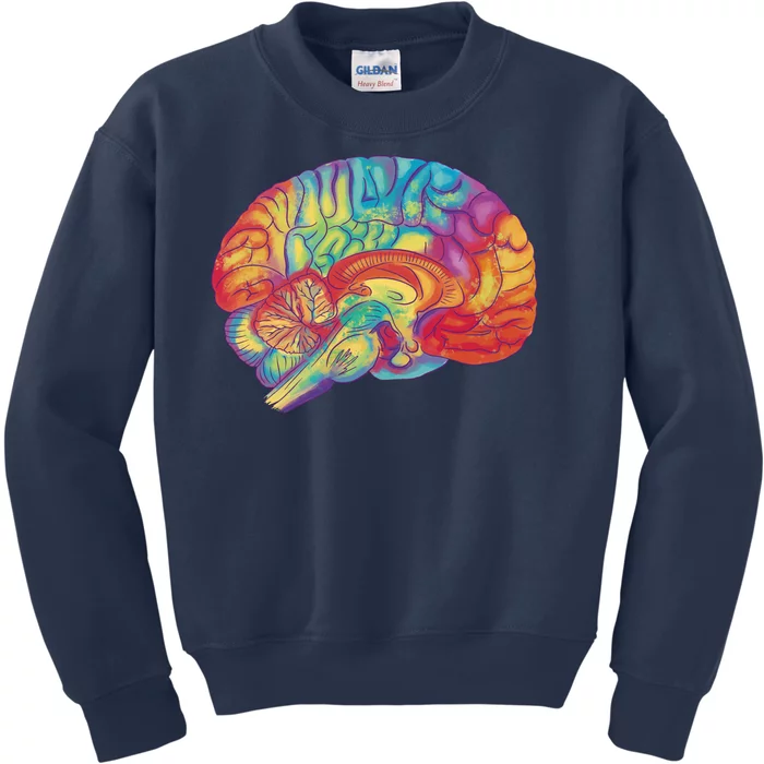 Colorful Brain Kids Sweatshirt