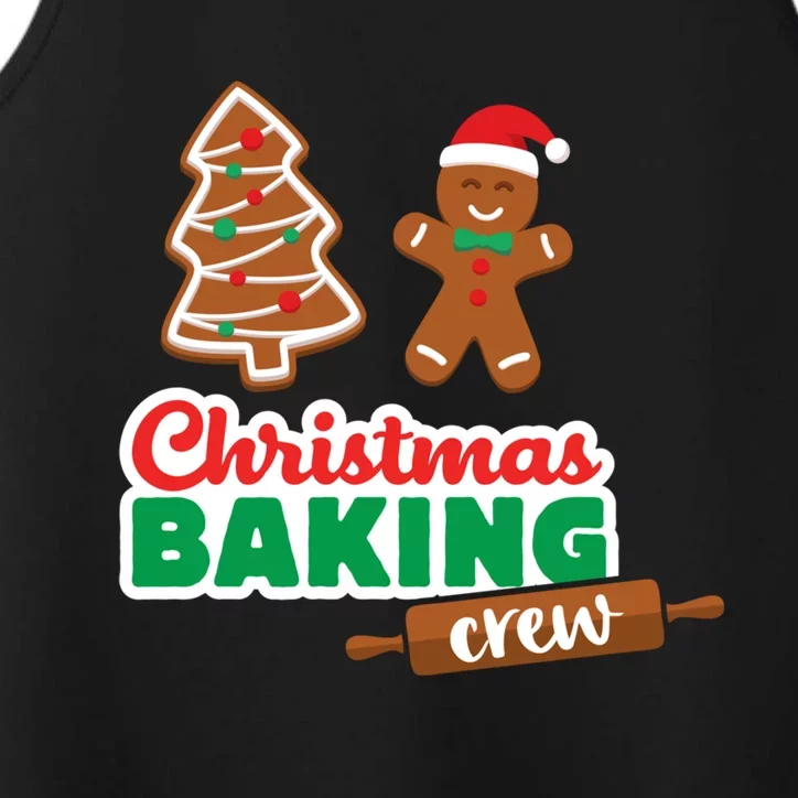 Christmas Baking Crew Funny Merry Xmas Cookies Matching Cute Gift Performance Tank