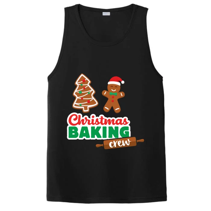 Christmas Baking Crew Funny Merry Xmas Cookies Matching Cute Gift Performance Tank