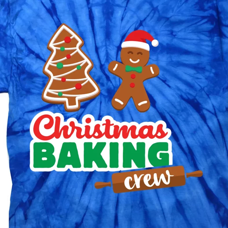 Christmas Baking Crew Funny Merry Xmas Cookies Matching Cute Gift Tie-Dye T-Shirt