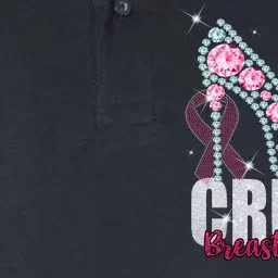 Crush Breast Cancer Cute Sparkly Design Softstyle Adult Sport Polo