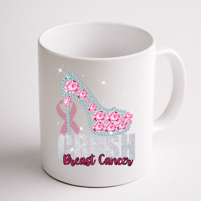 Crush Breast Cancer Cute Sparkly Design Front & Back Coffee Mug