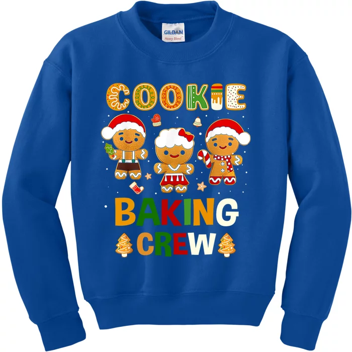 Cookie Baking Crew Christmas Santa Family Gingerbread Gift Kids Sweatshirt