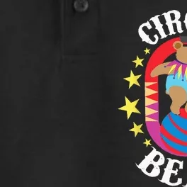 Circus Bear Circus Birthday Party Circus Costume Dry Zone Grid Performance Polo