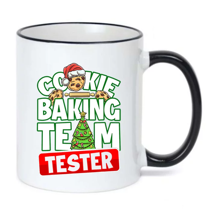 Cookie Baking Crew Christmas Cookie Baking Team Tester Black Color Changing Mug