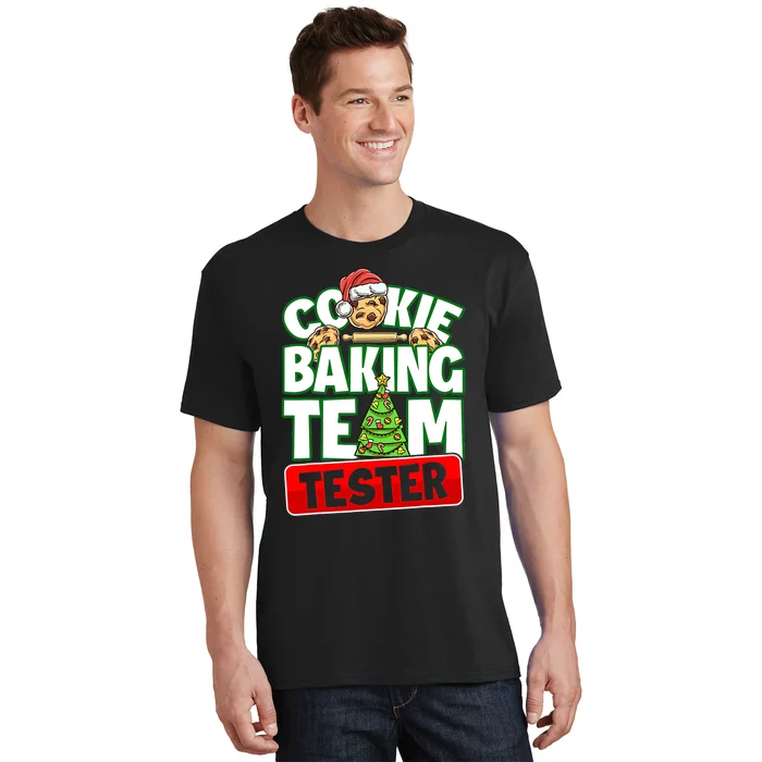 Cookie Baking Crew Christmas Cookie Baking Team Tester T-Shirt