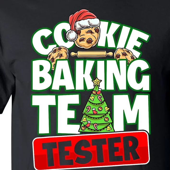 Cookie Baking Crew Christmas Cookie Baking Team Tester Tall T-Shirt