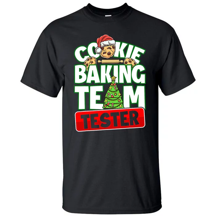 Cookie Baking Crew Christmas Cookie Baking Team Tester Tall T-Shirt