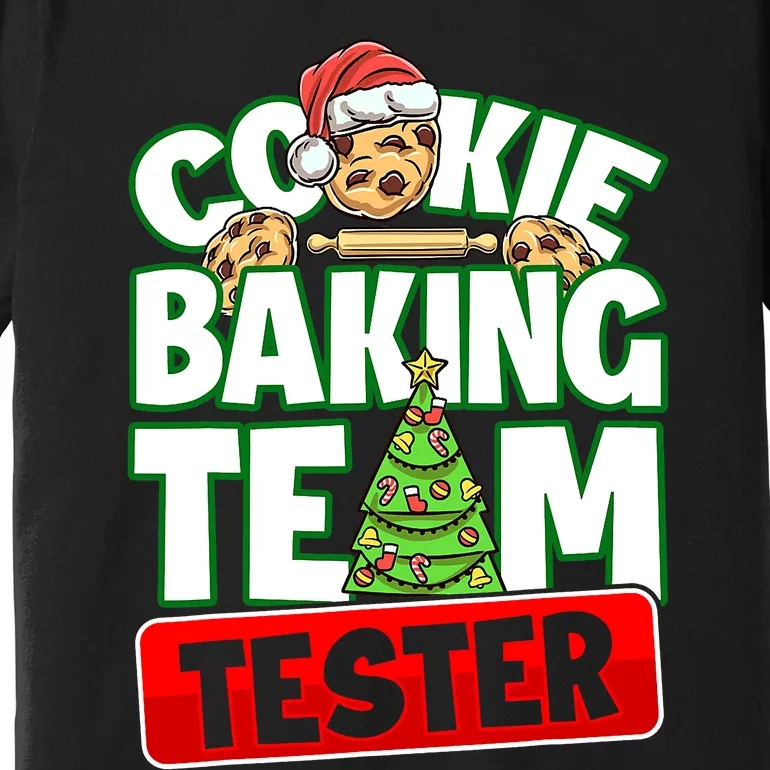 Cookie Baking Crew Christmas Cookie Baking Team Tester Premium T-Shirt