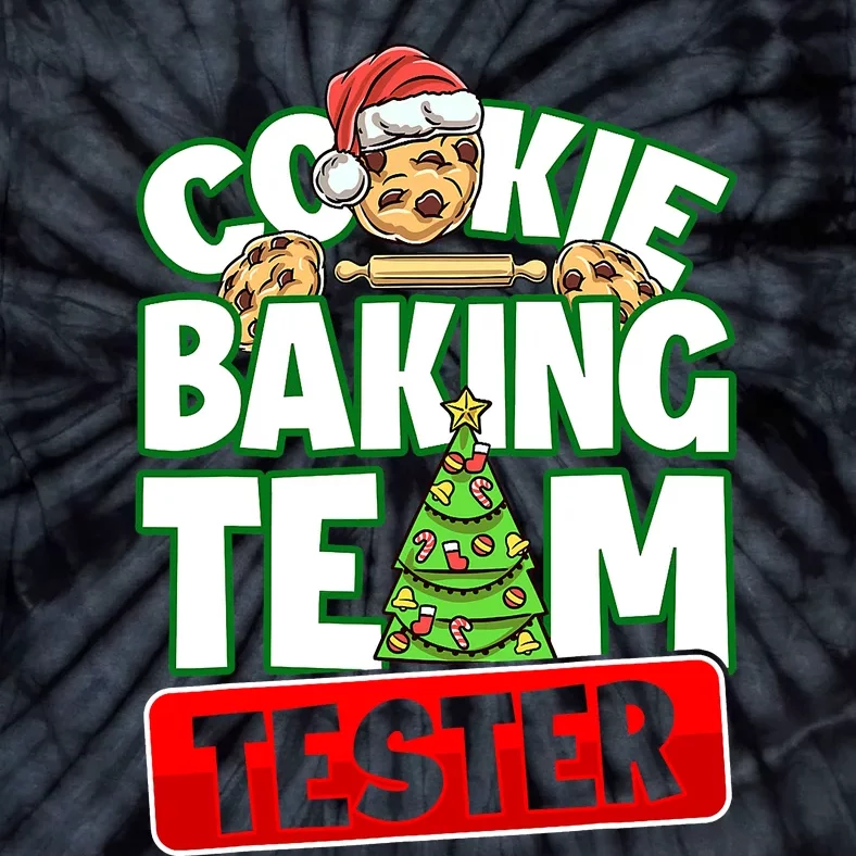 Cookie Baking Crew Christmas Cookie Baking Team Tester Tie-Dye T-Shirt