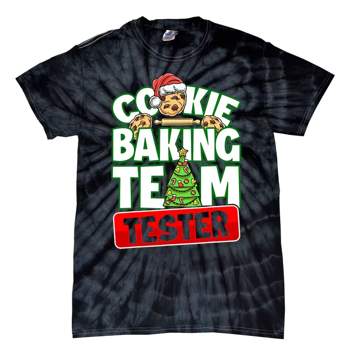 Cookie Baking Crew Christmas Cookie Baking Team Tester Tie-Dye T-Shirt