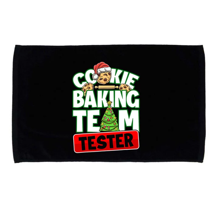 Cookie Baking Crew Christmas Cookie Baking Team Tester Microfiber Hand Towel