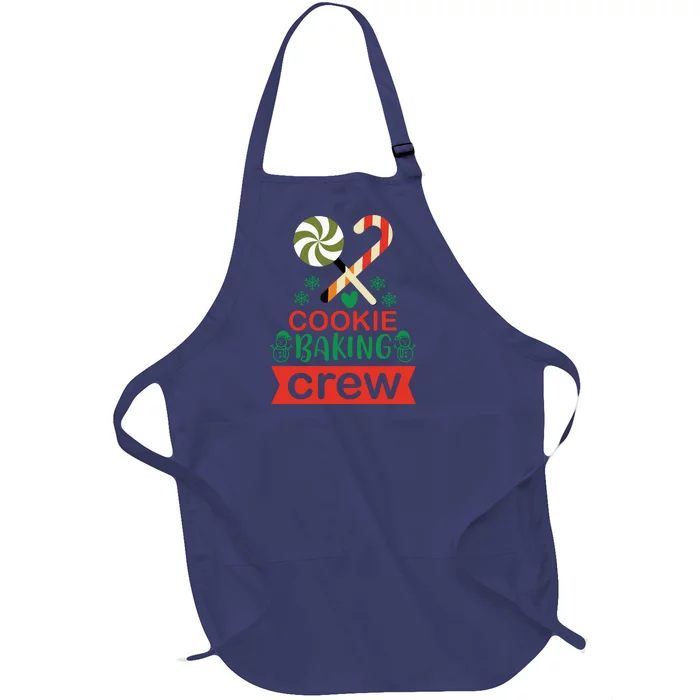 Cookie Baking Crew Full-Length Apron With Pocket