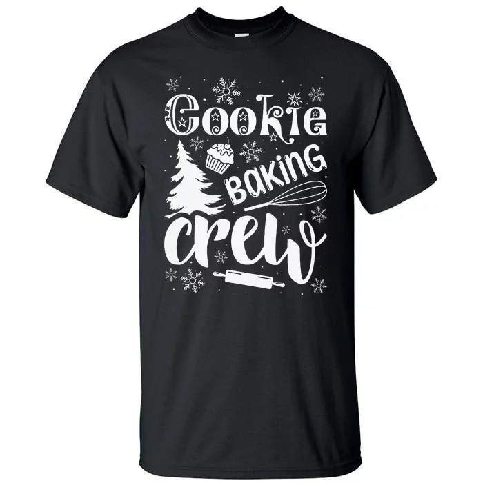 Cookie Baking Crew Christmas Baker Tall T-Shirt