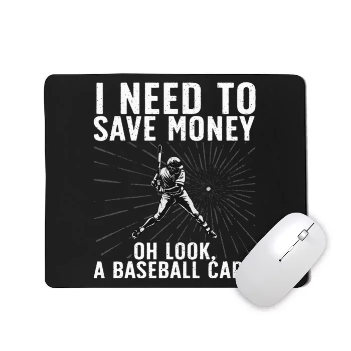 Cool Baseball Card For Baseball Card Collecting Mousepad