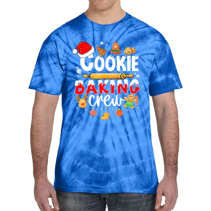 Cookie Baking Crew Funny Christmas Cooking Lover Xmas Pajama Gift Tie-Dye T-Shirt