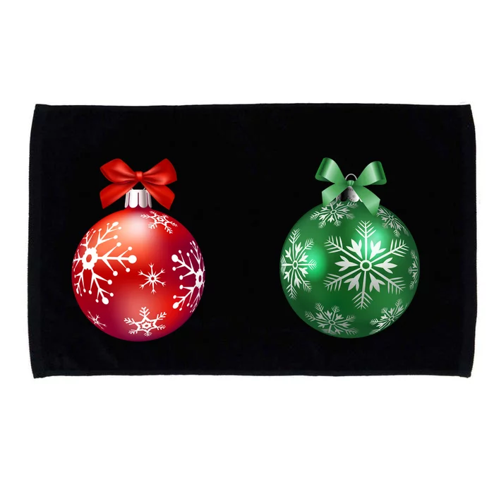 Christmas Balls Microfiber Hand Towel