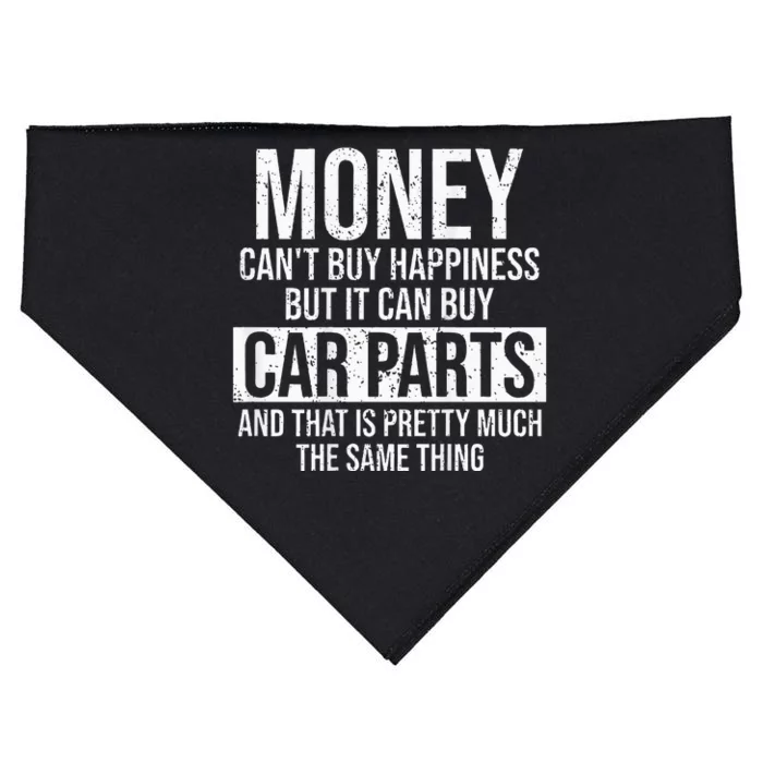 Can Buy Car Parts Funny Car Guy Car Lover Auto Mechanic Gift USA-Made Doggie Bandana