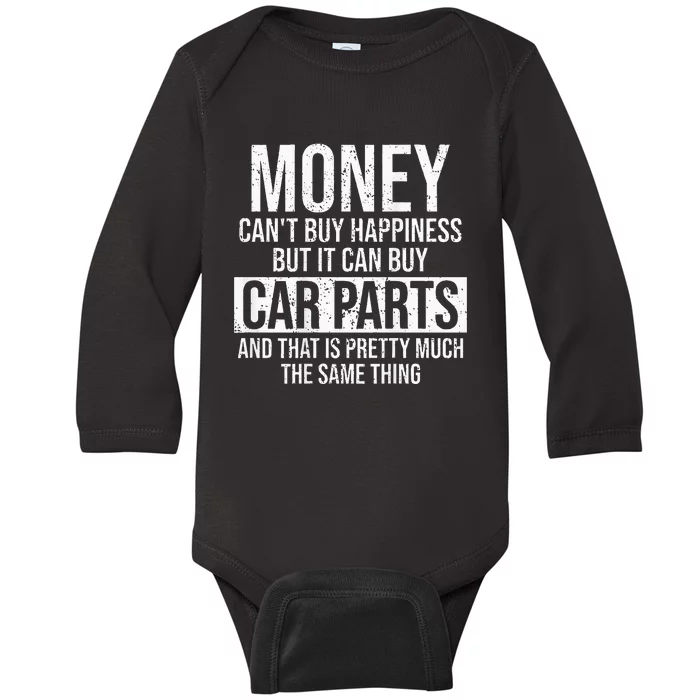 Can Buy Car Parts Funny Car Guy Car Lover Auto Mechanic Gift Baby Long Sleeve Bodysuit