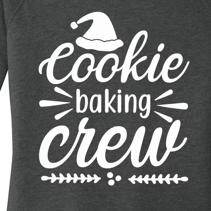 Cookie Baking Crew Women's Perfect Tri Tunic Long Sleeve Shirt