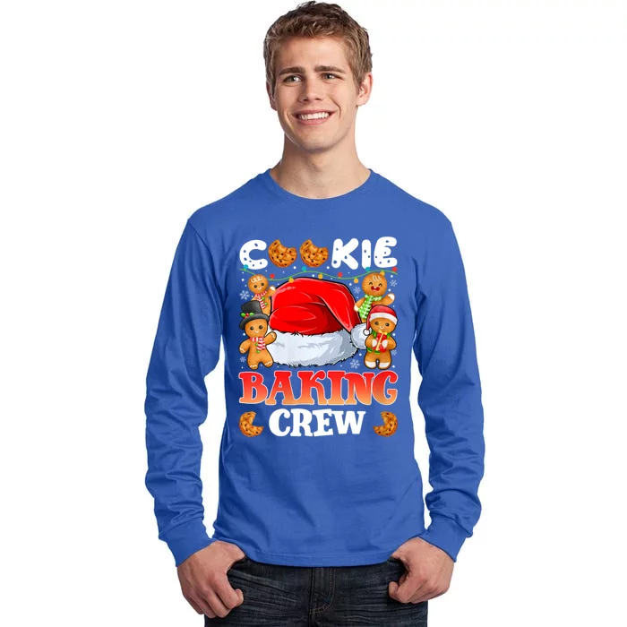 Cookie Baking Crew Christmas Santa Family Gingerbread Team Gift Tall Long Sleeve T-Shirt