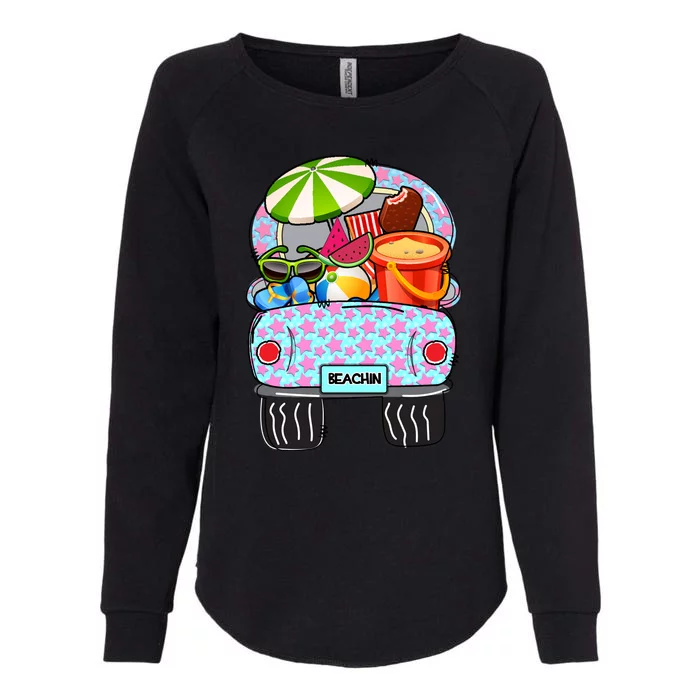 Cool Beachin Womens California Wash Sweatshirt