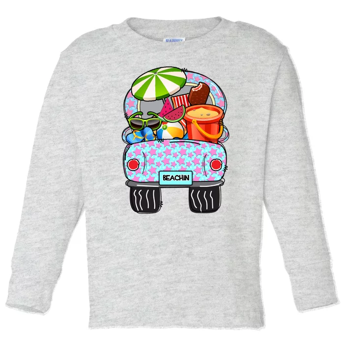 Cool Beachin Toddler Long Sleeve Shirt