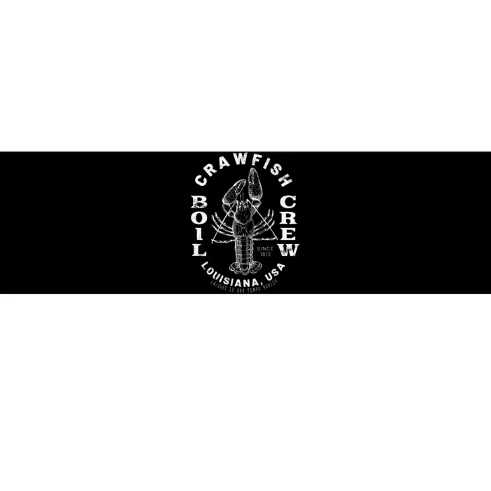 Crawfish Boil Crew Louisiana Retro Food Festival Party Bumper Sticker