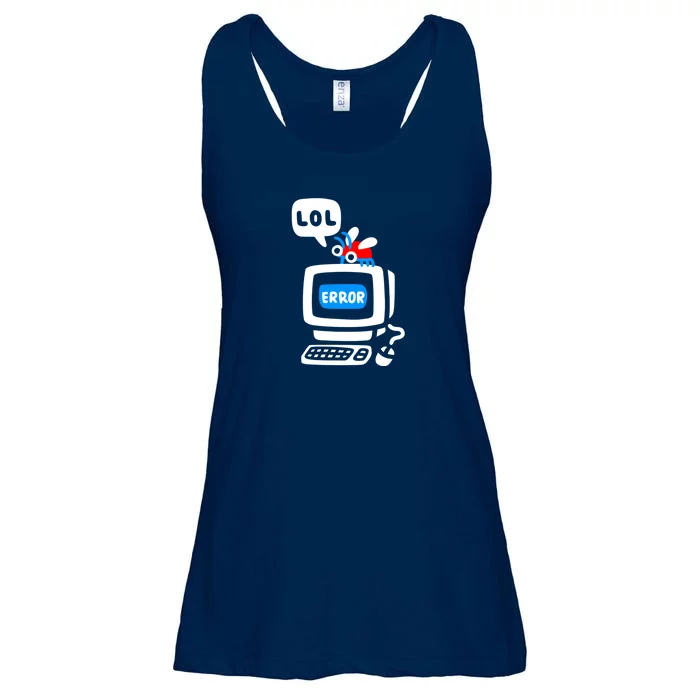 Computer Bug Ladies Essential Flowy Tank