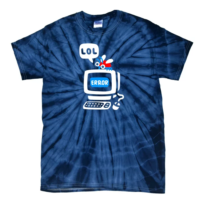 Computer Bug Tie-Dye T-Shirt