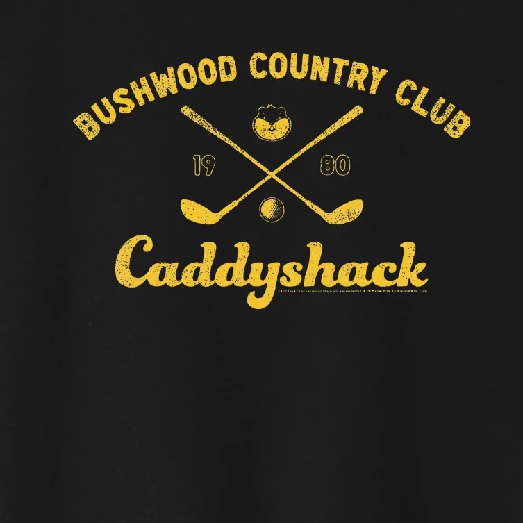 Caddyshack Bushwood Country Club Women's Crop Top Tee