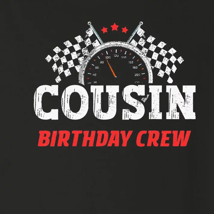 Cousin Birthday Crew Race Car Theme Party Racing Car Driver Toddler Long Sleeve Shirt