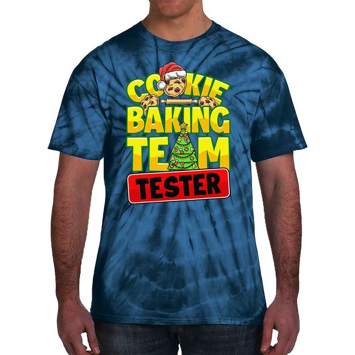 Cookie Baking Crew Christmas Cookie Baking Team Tester Gift Tie-Dye T-Shirt