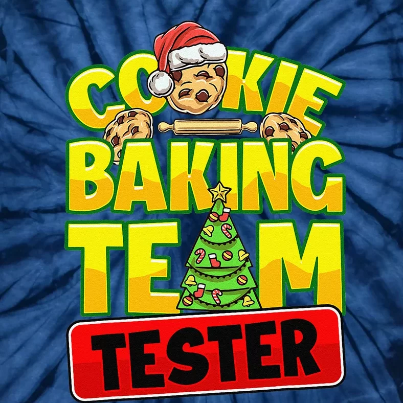 Cookie Baking Crew Christmas Cookie Baking Team Tester Gift Tie-Dye T-Shirt