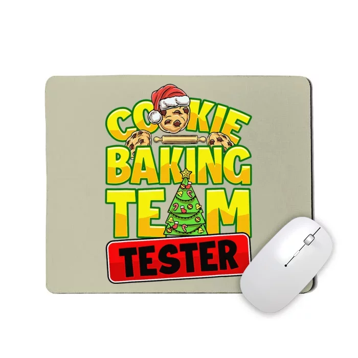 Cookie Baking Crew Christmas Cookie Baking Team Tester Gift Mousepad