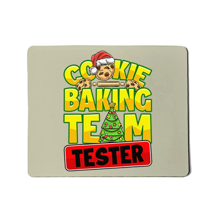 Cookie Baking Crew Christmas Cookie Baking Team Tester Gift Mousepad