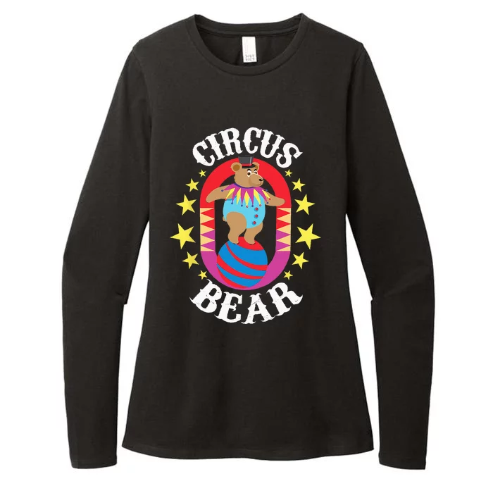 Circus Bear Circus Birthday Party Circus Costume Womens CVC Long Sleeve Shirt