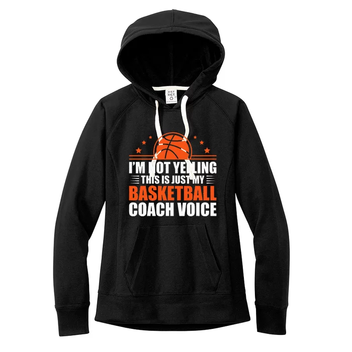 Cool Basketball Coach For Men Women Team Basketball Coaching Women's Fleece Hoodie